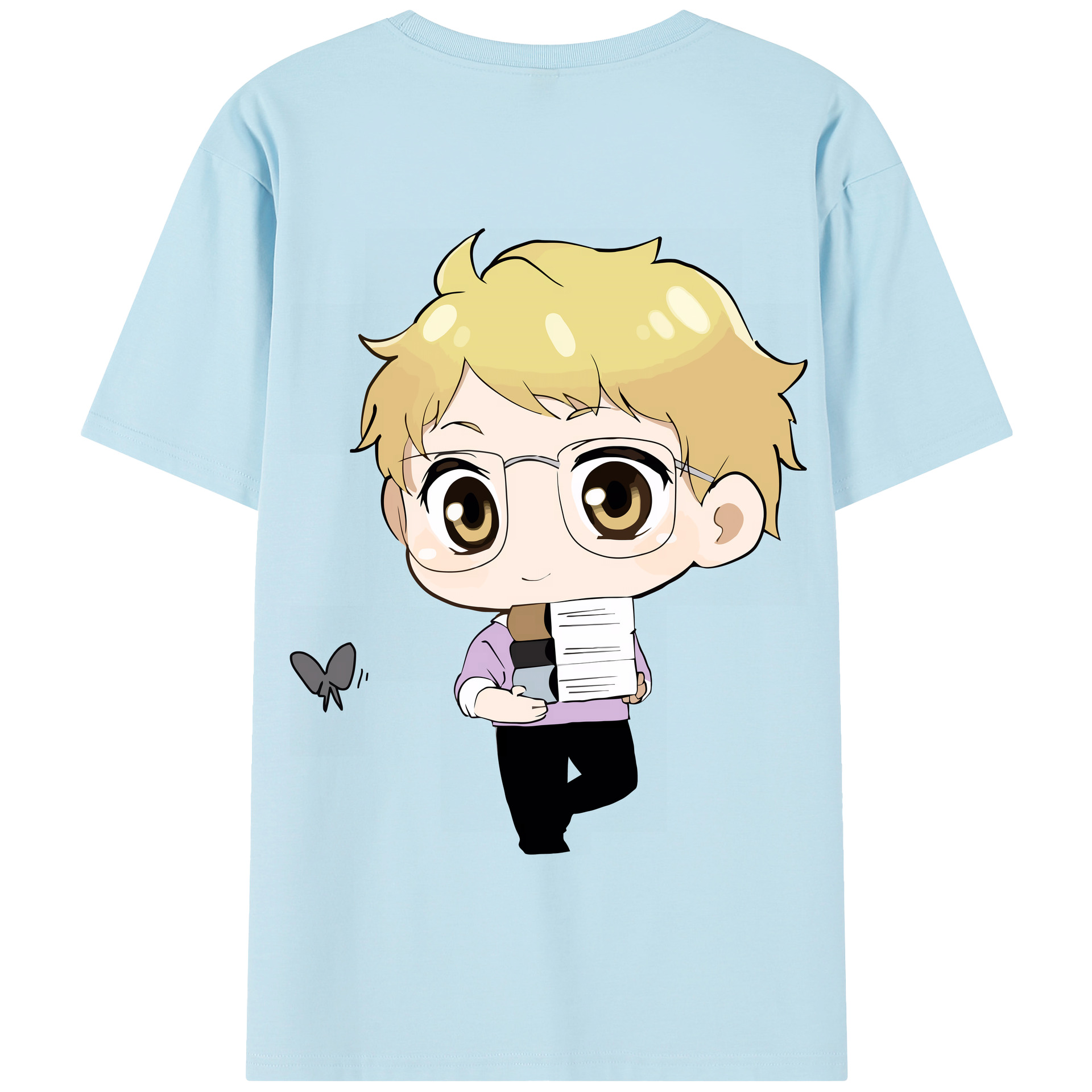 （画像用） ハイキュー!! Haikyu!! 綿100％半袖Tシャツ（背面プリント）